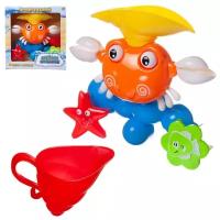 Игрушка для ванной Abtoys Веселое купание. Краб-мельница для ванны