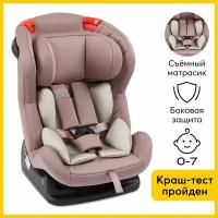 Автокресло детское от 0 до 7 лет Passenger V2 Happy Baby группы 0+/1/2 (0-25 кг), розовое