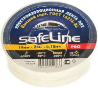 Изолента Safeline 19/25 белый 9373 15525321