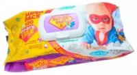 Baby Zaya Влажные салфетки SuperPack Ромашка и алоэ Super Baby, 120 шт