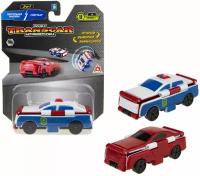 Машинка 2в1 Transcar Double 1toy: патрульная – спорткар