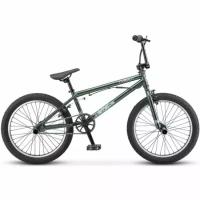 Трюковый велосипед Stels BMX Tyrant 20 V030, оливковый