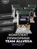 Прикормочная смесь ALLVEGA Team Allvega Feeder Фидер, 1000 г 5 шт., коричневый