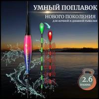 Поплавок со световым индикатором поклевки для ночной ловли MY-008, 2,6 грамма / Поплавок рыбловный