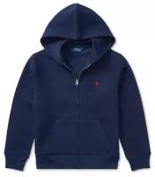 Худи Polo Ralph Lauren синее на молнии на флисе подростковый размер XL (18/20) Big Boys Full Zip Hoodie