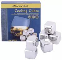 Кубики из нержавеющей стали для охлаждения напитков Kamille KM-7793 (набор 6 шт)