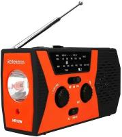 Переносной радиоприемник на солнечной батарее Retekess HR12W black orange