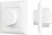 033010 Панель SMART-P14-DIM-P-IN White (230V, 1.5A, 0/1-10V, Rotary, 2.4G) (Arlight, IP20 Пластик, 5 лет)