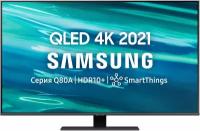Телевизор Samsung QE50Q80AAUXRU, QLED, 4K Ultra HD, черный