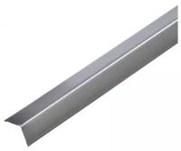 Уголок пристенный стальной 19х19мм серебристый металлик (3м) / Уголок периметральный стальной 19х19мм серебристый металлик (3м)
