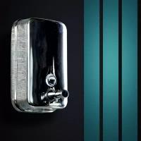 Дозатор для жидкого мыла Эксподек металлический ДМ-1000 1000мл