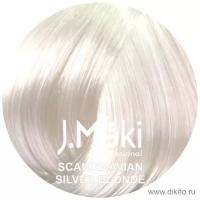 J.Maki Scandinavian silver blonde/Скандинавский серебряный безаммиачный краситель для волос 60 мл