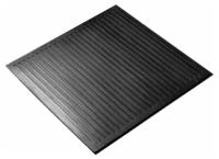 Коврик резиновый диэлектрический 50x50 см, чёрный, Sunstep™