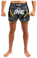 Шорты для тайского бокса Venum ONE FC Impact Grey/Black (XS)