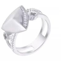Широкое ювелирное кольцо из серебра 925 пробы с кубическим цирконием MT0685-R_KO_001_WG 17