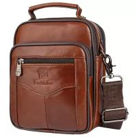 Сумка-планшет мужская, сумка мужская кожаная, сумки мужские из натуральной кожи, сумка вертикальная FUZHINIAO 7906-1