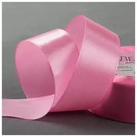 Лента атласная, 25 мм x 23 м, цвет нежно-розовый номер 124