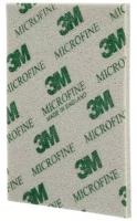 Абразивная губка 3M Microfine Р1500-Р2200 / Made in ENGLAND / Губка шлифовальная микротонкая 3М (с микротонким зерном) 115 x 140 мм. Art 02600