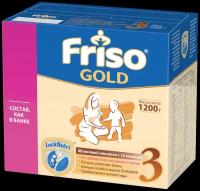 Сухая адаптированная начальная молочная смесь Friso Gold 3 LockNutri, 1200гр