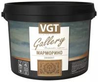 Декоративное покрытие VGT Gallery эффект Марморино, белый, 16 кг