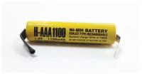 Аккумулятор Energy Technology AAA OEM Low Self Discharge H-AAA1100T 1.2v 1100mAh Ni-Mh (с пластинами), 1шт