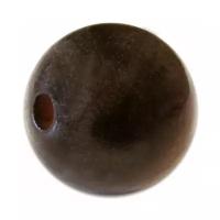 Деревянные бусины круглые, 16 мм, упак./50 гр, Astra&Craft (т. коричневый)