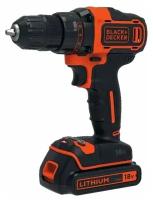 Аккумуляторная дрель-шуруповерт Black+Decker BDCDD186K1B