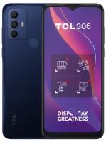 Смартфон TCL 306 NFC 3/32 ГБ RU, Dual nano SIM, океанический синий