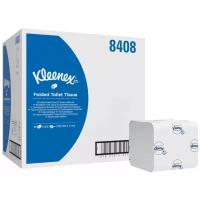 Туалетная бумага Kleenex Ultra 8408 двухслойная белая с логотипом в пачках