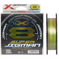 Шнур YGK X-Braid Super Jigman X8 200m #0.8/0.148mm 16Lb/7.3kg