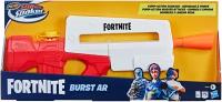 Бластер водный Super Soaker Fortnite Burst AR (F0453), белый/красный