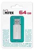 Флешка USB Flash Drive MIREX UNIT SILVER 64GB
