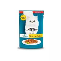 Gourmet ВВА Паучи для кошек Желе Де-Люкс с говядиной (Gourmet Perl) 1242509012439729 | Gourmet Perl, 0,075 кг, 41526 (34 шт)