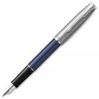 PARKER Ручка перьевая Sonnet F546, F, 0.8 мм, 2146747, черный цвет чернил, 1 шт