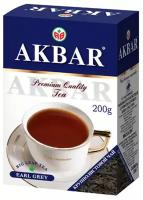 Чай черный Akbar Earl Grey листовой