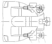 Суппорт тормозной задний правый TRIALLI CF 103558 для Volvo V70, Volvo S80, Volvo S60