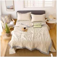 Комплект постельного белья Однотонный Сатин с Одеялом FB008 евростандарт (простынь 230 х 250, наволочки 50 х 70)
