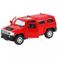 Машинка металлическая 1:43 Hummer H3, красный, инерция - Автопанорама [JB1251269]