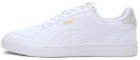 Кроссовки, PUMA Puma Shuffle, Мужские, размер 9.5; White- White- Team Gold