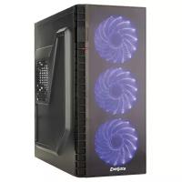 Корпус ExeGate Miditower EVO-7216 Black-Blue Light EX278419RUS