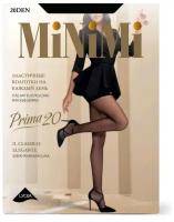 Колготки MiNiMi Prima, 20 den, с шортиками, размер 5, черный