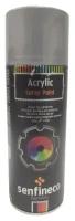 Senfineco аэрозольная автоэмаль Acrylic Spray Paint silver grey, 400 мл