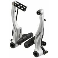 Тормоз v-br Shimano Alivio, T4000, передний, колодки S65T, сереб