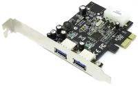 Контроллер USB3.0*2 PCI-E ST-Lab U-710 чипсет NEC PD720202, PCI-Express USB 3.0 2-port, ЖН