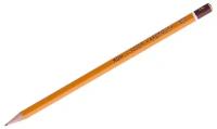 KOH-I-NOOR Чернографитный карандаш 1500 2B, 1 шт., 150002B01170RU желтый 1 шт