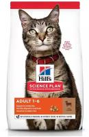 Сухой корм Hills Science Plan для взрослых кошек для поддержания жизненной энергии и иммунитета, с ягненком - 10 кг