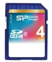 Карта памяти SDHC Silicon Power 4 ГБ (SP004GBSDH006V10)