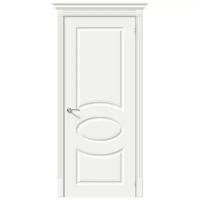 Белые двери эмаль Белая дверь эмаль Браво/Bravo Скинни-20 Whitey - Белая эмаль 2000x700