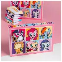 Набор носков 6 пар My little Pony, HASBRO, 14-16 см