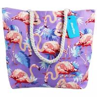 Пляжная сумка Daribo Sunbag Flamingo Purple DA32024